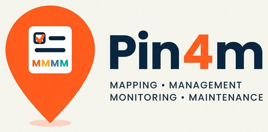 Pin4m — Mapping · Management · Monitoring · Maintenance